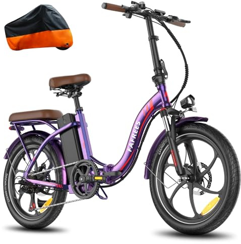 Fafrees 2025 F20+ PRO E Bike hopfällbar cykel 20 tum 810Wh [officiella ] män kvinnor Fatbike 22,5 Ah batteri, elcykel 250 W, fett Ebike 140 kg, E mountainbike vuxna 25 km/h, elektrisk cykel 20 °