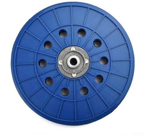 Disco di ricambio per levigatrice per cartongesso, 230 mm, 10 fori, filettatura da 14 mm, accessorio per smerigliatrici a cambio rapido del disco (1 pezzo)