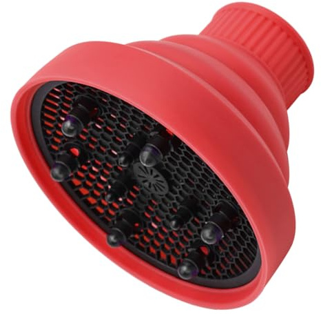 minkissy Silicone Hair Blow Diffuser Universal Hair Diffuser Attachment Folding Blow Cover Flexible Silicone Material Expandable Design Salon and Home Use