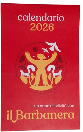 Calendrier traditionnel Barbanera 2026 - Nouveau calendrier - 264e année de publication+ signet