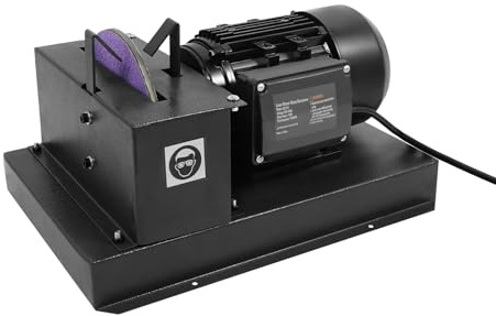 VelvetSlumbliery 1HP 750W Lawn Mower Blade Sharpener, Powerful Bench Mower Sharpening Machine, Electric Blade Grinder for High-Lift, Low-Lift, Gator Blades