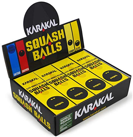 Karakal DY Squashbälle, 12 Stück.