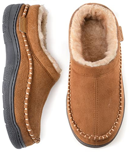 Zigzagger Zapatillas de Estar por casa Hombre.Zapatillas de Lana