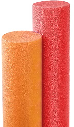 The Dreidel Company Floating Pool Noodles Foam Tube, Thick Noodles for Floating in The Swimming Pool, Assorted Colors, 52 Inches Long (Assorted Colors)