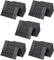 Casaria® WPC Fliesen 30x30 cm 55er Set 5m² Stecksystem Drainage Zuschneidbar Terrasse Balkon Garten klick Mosaik Anthrazit