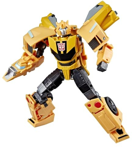 Transformers Toys EarthSpark Deluxe Class Bumblebee, 12.5-cm Action Figure, Robot Toys for Children Aged 6 and Up