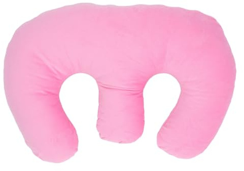 Women Chest Pillow Wrinkles Prevention Soft Massage Table Chest Cushion Pad with Removable Cover for Spa Salon