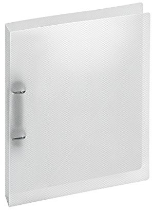 VELOFLEX 1145290 - Ringbuch Crystal, Ringordner, Ordner, DIN A4, 255 x 315 x 28 mm, 2-Ring-Mechanik, transparent