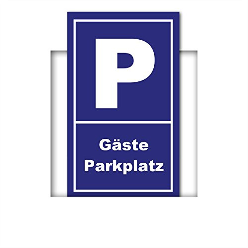 Hinweisschild - P Gästeparkplatz