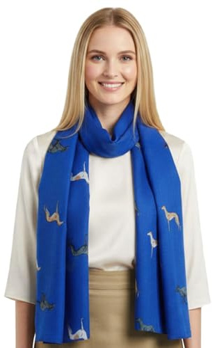 GFM® Greyhound Dogs tryck halsduk (GH), GH-071-HLNL-denim, en storlek
