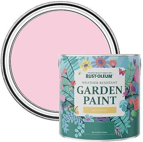 Rust-Oleum Pink Mould-Resistant Garden Paint In Matt Finish - My Husband Said No 2.5L