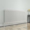 GY Bath Horizontal Radiator Traditional 2 Column White Designer 600x1190mm Modern Cast Iron Style Central Heating Rads