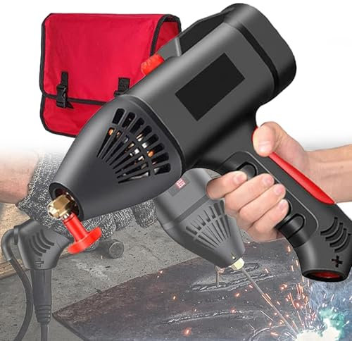 Elektrodsvetsmaskin, handhållen 3000W, elektrodsvetsmaskin med förvaringsväska, för 2,5/3,2 mm elektrod 2~14 mm svetstjocklek