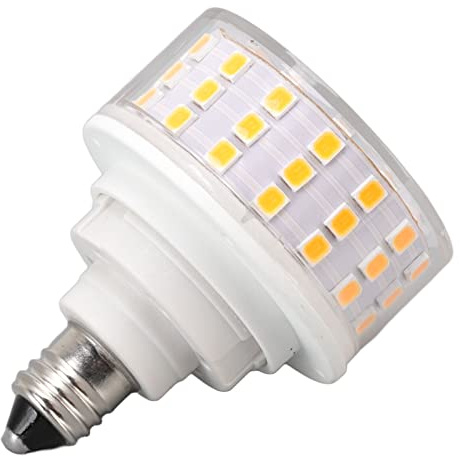 CHICIRIS Lampada a Mais LED E11 da 10 W, Lampadina in ABS Senza Sfarfallio da 1000 LM per la Luce dello Specchio del Lampadario a Soffitto (Luce calda)