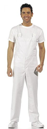 Leiber Latzhose weiss Größe XXXL