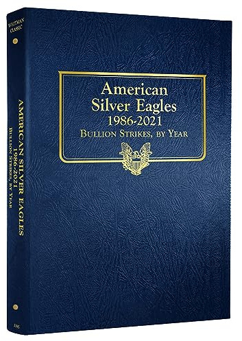 Whitman US American Silver Eagle Coin Album 1986 - 2021 #3395