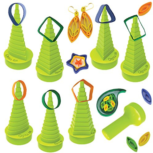Quill On - Ultimate Border Buddy - Green- Quilling Borders Made Easy (Ultimate Border Buddy) (Border Buddy - Green) - Christmas Gifts for Kids