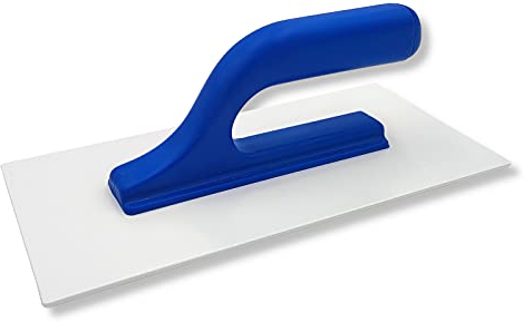 DEWEPRO® Kunststoff Glättekelle - Glätter - Reibebrett - 270x130mm (ABS) - Blattstärke: 3mm - Kunststoffglätter