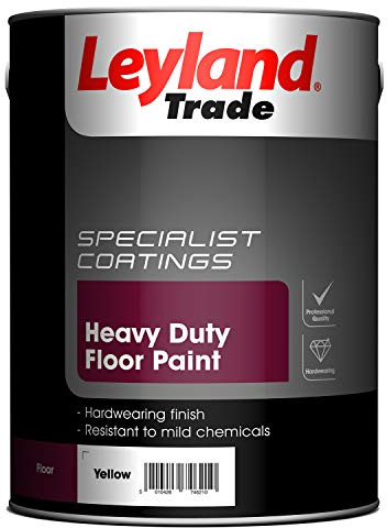 Leyland Speciality Heavy Duty Floor Paint - Yellow 5L