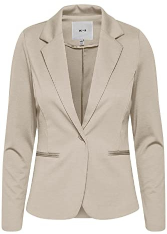 Ichi Ihkate Bl, Blazer Casual da Lavoro Donna, Doeskin (151308), S