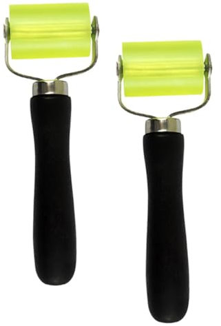 UKCOCO Wallpaper Smoothing Rollers 2pcs Seaming Rollers for Wallpapering Plastic