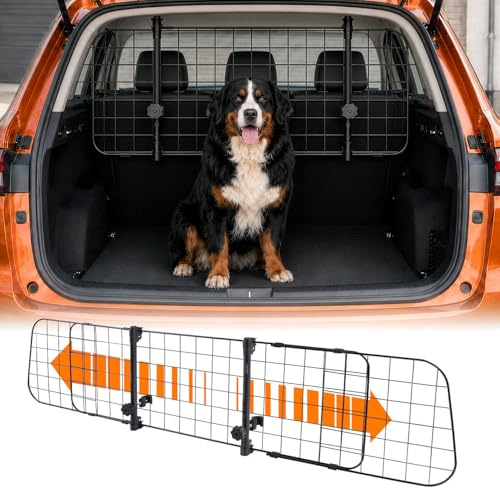 Grille de séparation de coffre réglable pour chien [Lescars]