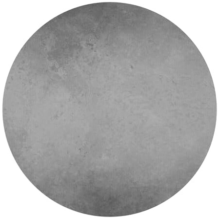 DEQORI Carta da parati rotonda autoadesiva Ø 80 cm | motivo lavagna vuota | tela tessile – staccabile, decorativa e indeformabile – per soggiorno, ufficio, corridoio o cameretta dei bambini