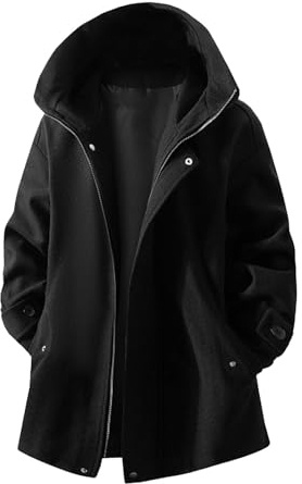 Générique Eleganta vinteranoraker, överdimensionerad kappa för street mode, avslappnade ytterkläder för