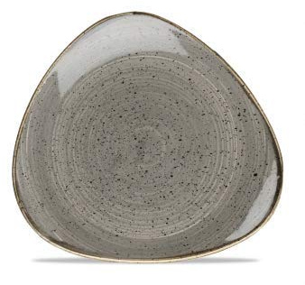 CHURCHILL Stonecast -Triangle Plate Teller- Durchmesser: Ø19,2cm, Farbe wählbar (Peppercorn Grey)