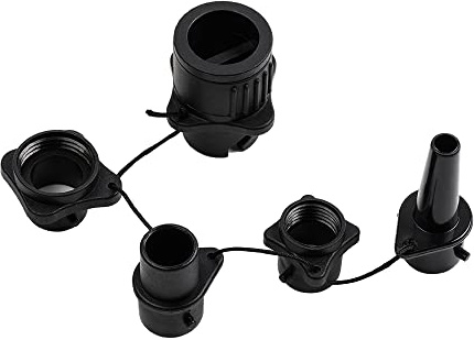 HEYTUR Inflatable Boat SUP Pump Adaptor and Kite/Boston Valve Standard Conventional Air Pump Air Valve Adapter Spoke Plate Attachment (Multi Adaptor)
