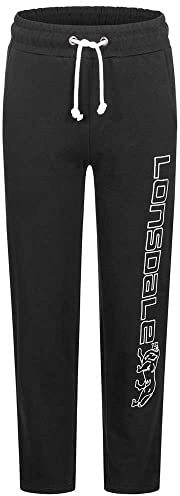 Lonsdale Boy's SEATHWAITE Jogginghose, Black, 140