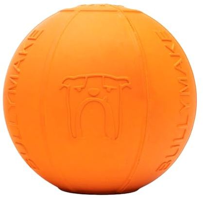 BULLYMAKE Ballistic Beach Ball, Jouet à mâcher en Caoutchouc pour Chiens - Jouet à bourrer de friandises