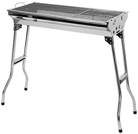 Kolgrill Picknick Grill Träkolgrill Bärbar Grill I Rostfritt Stål För Hopfällbar Utomhusgrill Med Kolgrill Grillredskap Kolgrillar Picknickgrill (Color : A)