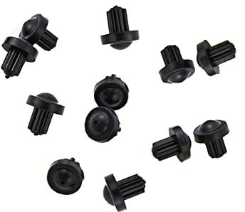 12Pcs 5304475129 Grate Rubber Feet Replacement for Frigidaire Gas Range Cooktop Parts AP4499988 Frigidaire Stove Grate Rubber Feet Stove Top Protector Grate Rubber Bumpers Burner Grate foot Grate Pad