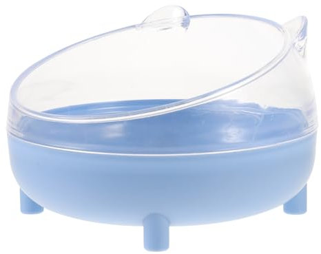 BESPORTBLE Halbgeschlossene Deckelbox Für Hamsterbad Tragbares Mini-töpfchen Für Haustiere Für Hamster Chinchilla Meerschweinchen Farbe