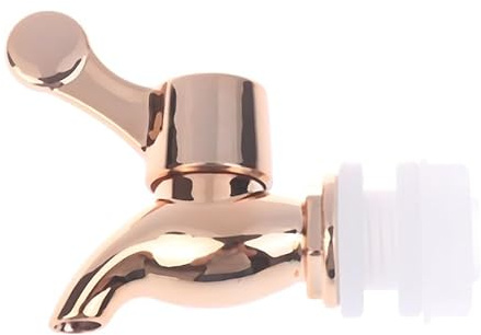 Bottiglia di vino in vetro, barile, serbatoio dell'acqua, rubinetto con filtro, valvola for vino, erogazione dell'acqua(401)