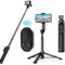 TELESIN Bluetooth Handy Selfie-Stick für GoPro Hero 12 11 10 9 8 Max, mit Fernbedienung, Verlängerung Aluminium Selfie Stange mit Stativ Telefonclip Fernbedienung für iPhone Android Action-Kameras