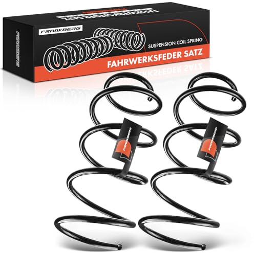 Frankberg 2x Muelles muelle de suspensión Eje delantero para 1er E82 E87 E88 2004-2013 3er E90 E91 E92 2004-2013 Sustituir# 31336767376