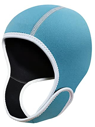 Perfeclan Cappuccio per Muta da Immersione in Neoprene da 2 mm, Cappuccio per Immersione Subacquea Cappello per Mantenere Caldo Copricapo Cappello da Nuoto, Blu