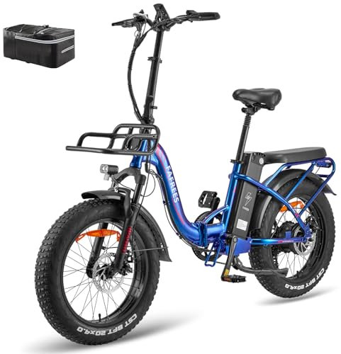 Fafrees F20 MAX Fatbike Ebike Bicicleta plegable de 20 pulgadas con batería de 48 V 22,5 Ah, [oficial] Bicicleta de montaña para hombre y mujer 54 N.m, bicicleta eléctrica eléctrica plegable Shimano