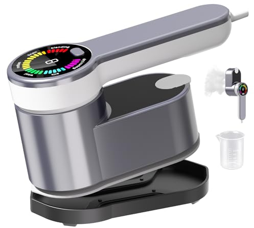 1200W Tragbare Mini Reisebügeleisen, Steamer Dampfglätter mit 5 Dampfeinstellungen