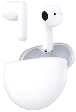 Honor Choice Earbuds X7e, Auriculares Inalambricos Bluetooth 5.3 con Micro, 40H Cascos Inalambricos Bluetooth,IP54, Blanco