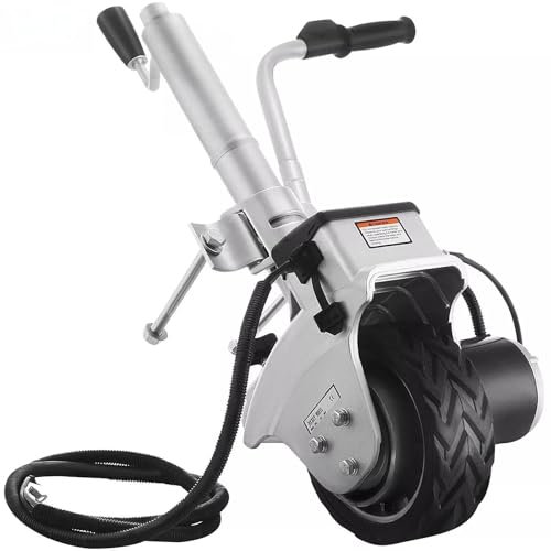 Ruota di sostegno per rimorchio, Carrello Rimorchio Elettrico, Carico Max Di 2270KG, Spostamento Del Rimorchio, Cric Di Rimorchio 12V/350W, Barca Di Rimorchio Di Manovra Del Trasloco