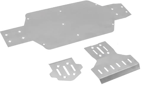WWJYJKUK Heavy Duty 304 Stainless Steel Underbody Protection for mjx for Hyper Go 7303 1/7 Pull Back RC Car(7303 MJX 3PC)