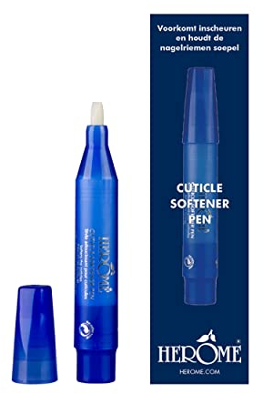 Herome Weiche Nagelhaut Stift (Cuticle Softener Pen) - Pflegende Öl für Eingerissene Nagelhäute. Der Cuticle Softener Pen pflegt und die Nagelhaut und macht sie weicher. - 4ml.
