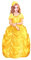 W WIDMANN MILANO Party Fashion 38728 Widmann 38728-Kinderkostüm Beauty Queen, Kleid mit Petticoat, Gürtel, Kopfbedeckung, Fasching, Karneval, Mottoparty, Unisex-Kinder, Gelb, 158 cm