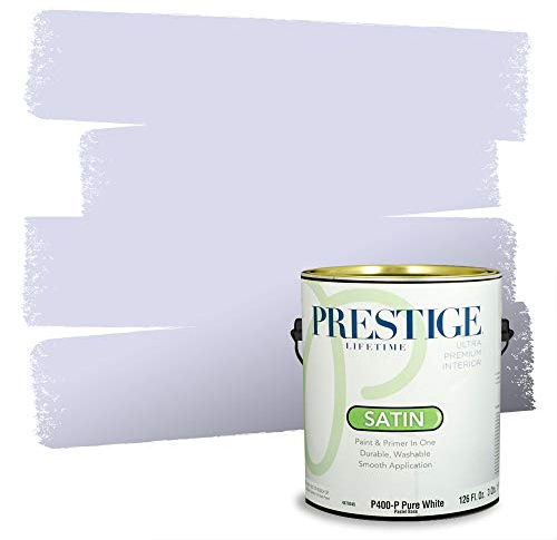 PRESTIGE Paints Interior Paint and Primer in One, 1 Gallon, Satin, Lilac Blossom