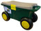 Rolling Sit On Garden Tool Storage Cart