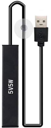 LOVIVER Kleine Aquarium-Heizung, Heizstäbe, automatisches USB-Heizwerkzeug, Mini für Aquarien, Reptilien, Aquarien, Terrarien, Haustier-Trinkwasserbereiter, 5W