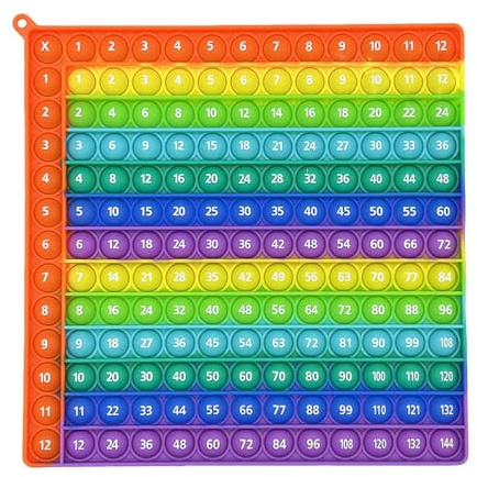 Multiplication Tabelline Game Moltiplicazione Multicolor Educativo Con Numeri Gioco Anti Stress Per Bambini E Studenti Tavola Pitagorica